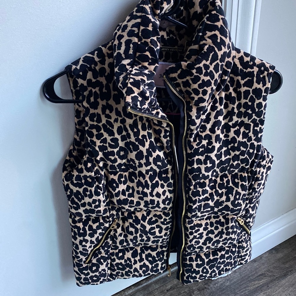 Juicy Couture Mimi Leopard Bryce Vest